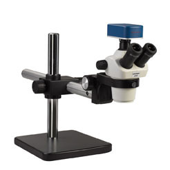 Unitron Z730 Trinocular Zoom Stereo Microscope on Boom Stand