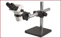 With a large variety of integrated LED transmitted/reflected stands, boom stands, ball bearing stands, flex arm stands, plain focusing stands, pole stands and diascopic stands the 3075 Series can be configured to fit any application.