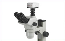 Trinocular models allow for quick and easy connection to HD video cameras, Digital cameras or DSLR cameras for training and documentation purposes. A variety of c-mount and photo tube adapters are available. 