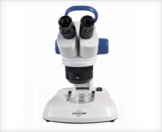 EXS-210 Stereo Microscope with 10x/20x/40x magnification