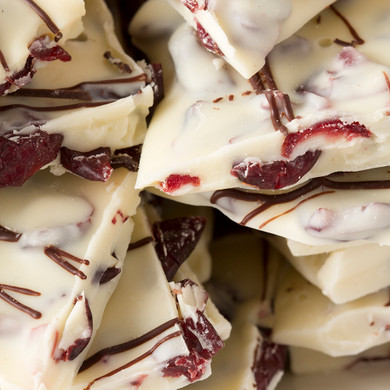 White Chocolate Cranberry Bark