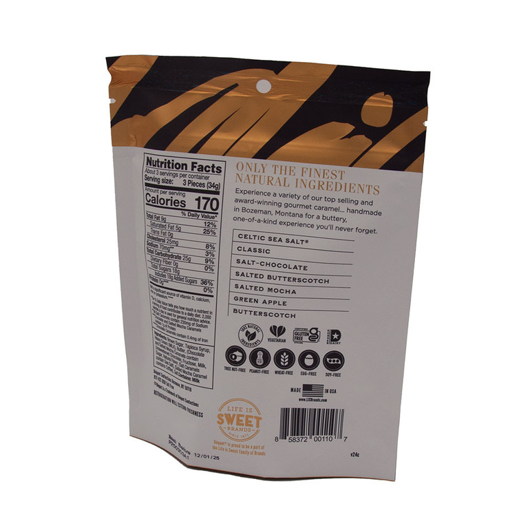 Béquet Gourmet Assorted Mix Caramels  back