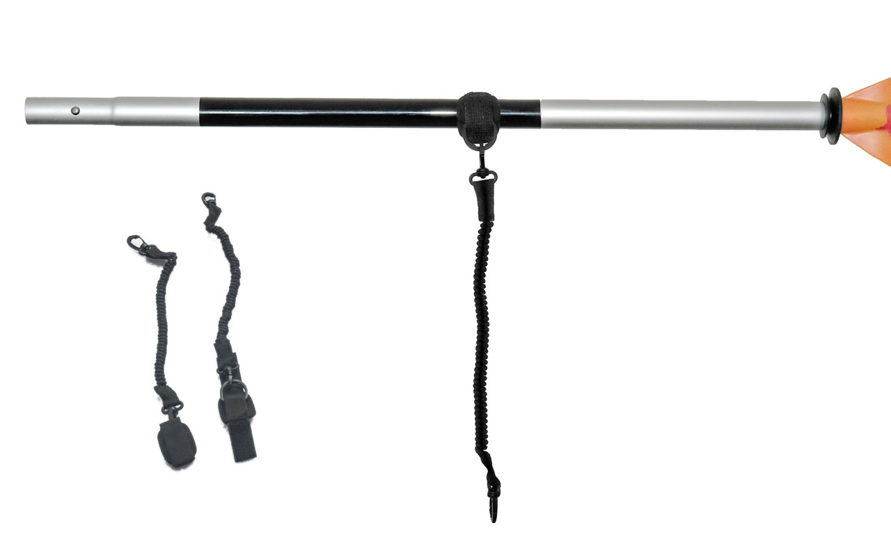 H2o Kayak Paddle/Rod Leash 45 cm - 80 cm Twin Pack Don t end up the