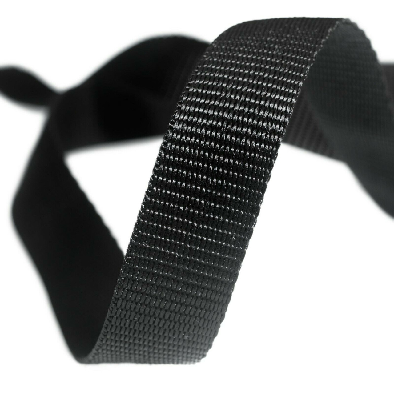 Black Polypropylene 25 mm Webbing (2 M running length)