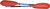 H2o Fire Asymmetrical Kayak Paddle 220cm Red Blade Blue Shaft