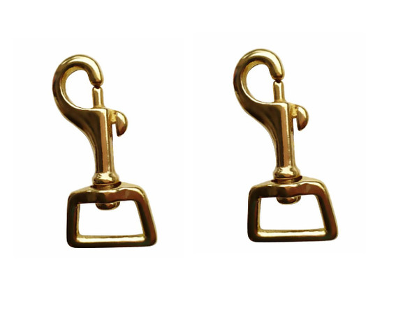 Solid Brass Swivel Trigger 80mm Kayak Seat Clip  Pack 2