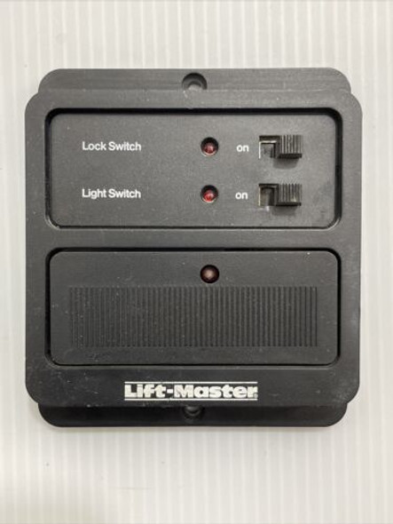 Lift-Master Old Black Wall Button Multi-Function Door Control Console 4 Terminal