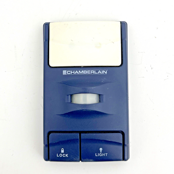 Chamberlain 935CB Garage Door 4 Function Wall Button Console Motion Sensor BLUE