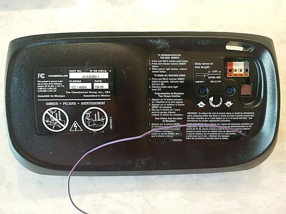 Chamberlain 41AS050-1 Receiver Logic Circuit Board Assembly Purple Learn Button