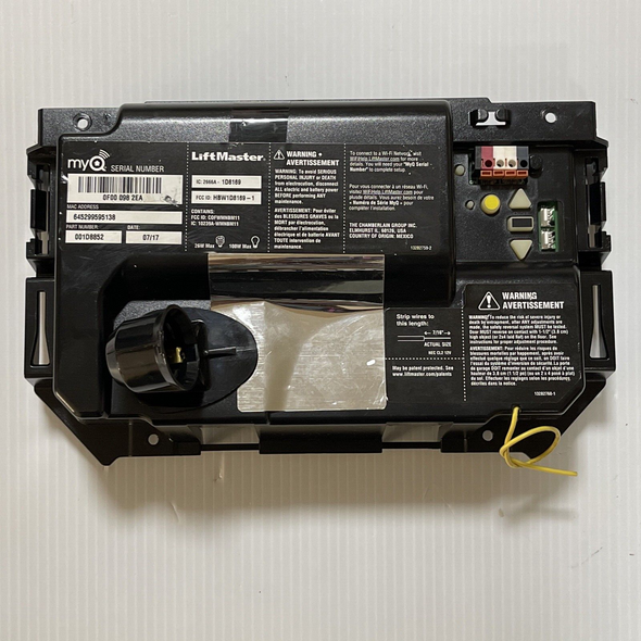 Liftmaster Chamberlain 001D8852 Garage Door Circuit Board myQ Yellow Learn Liftmaster Chamberlain 001D8852 Garage Door Circuit Board myQ Yellow Learn