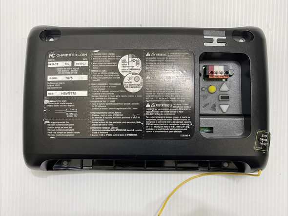 Chamberlain 045ACT MC Garage Door Receiver Logic Board Yellow Learn Button 7576