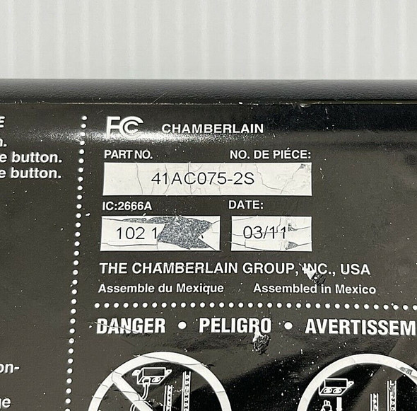 Chamberlain Liftmaster 41AC075-2S Circuit Board Purple Lrn - "S" - BOARD ONLY!