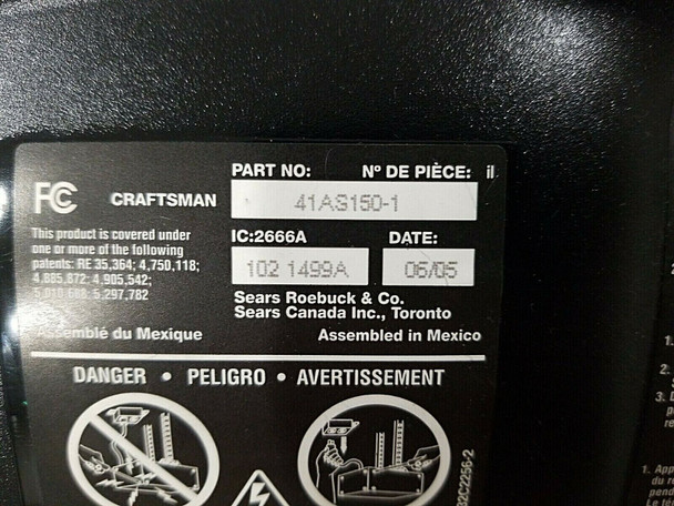 Sears Craftsman 41AS150-1 Circuit Logic Board End Panel Purple Learn BOARDS ONLY