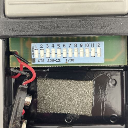 Genie OEM GT90-1 Garage Door Opener Remote w/ Clip Overhead Door 12 Dip Switch