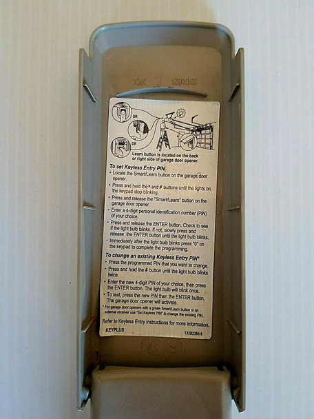 OEM Chamberlain Liftmaster 940EV/EVC Keypad Universal Wireless Keyless Entry OEM Chamberlain Liftmaster 940EV/EVC Keypad Universal Wireless Keyless Entry