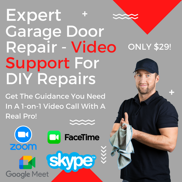 Residential Garage Door Opener DIY Repair Tech Support Zoom w/ Experienced Pro