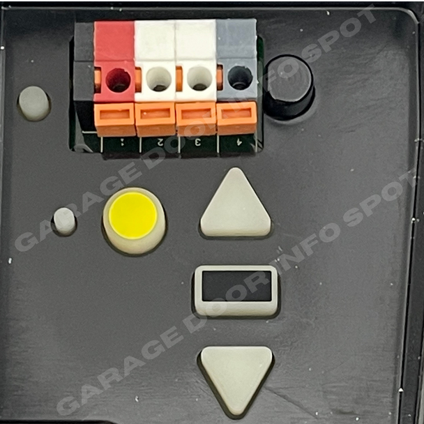 45DCBC3 Craftsman Garage Door Receiver Logic Board Yellow Learn Button 014D1174I