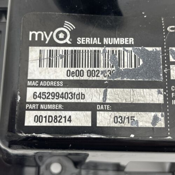 Chamberlain 001D8214 Garage Door Circuit Logic Board myQ Yellow Learn 014D1298 Chamberlain 001D8214 Garage Door Circuit Logic Board myQ Yellow Learn 014D1298