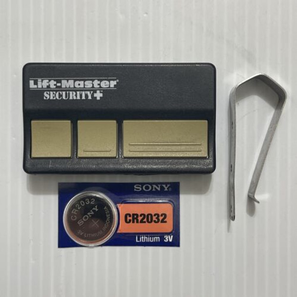 Genuine OEM Chamberlain Liftmaster 973LM 3 Button Remote w/Clip HWB1241