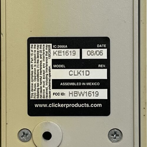 Clicker CLK1D Garage Door Opener UNIVERSAL Keyless Wireless Entry Keypad