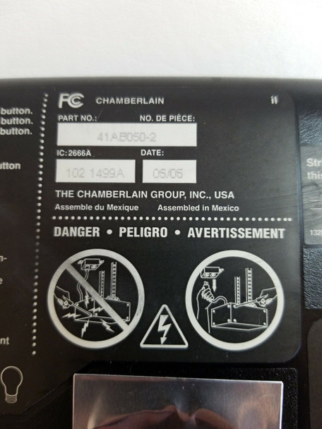 41AB050-2 Chamberlain Circuit Board Purple Learn Button Used GUARANTEED to work!
