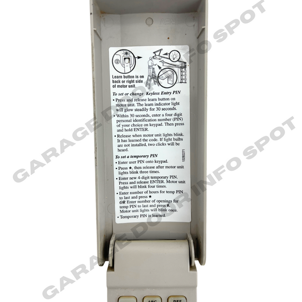 976LM OEM Liftmaster Security + Wireless Entry Garage Keyless Keypad INCOMPLETE