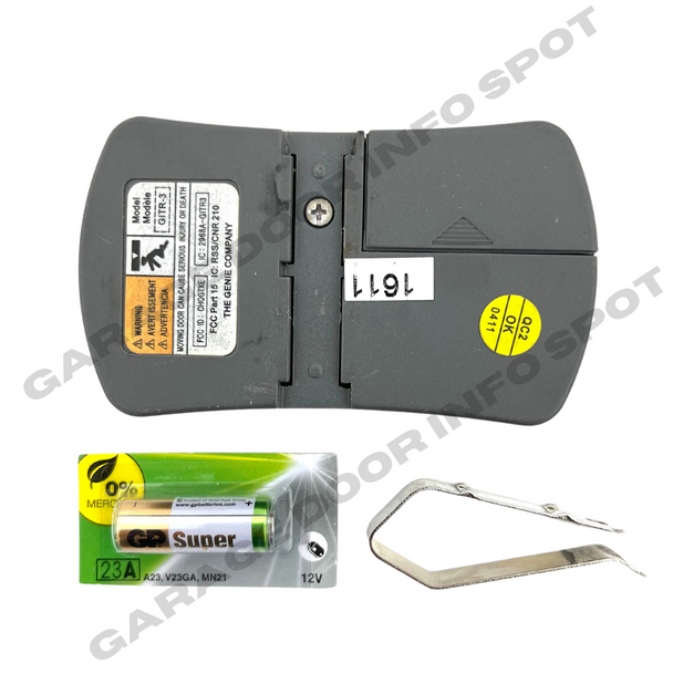 OEM GITR-3 Genie 36433A Garage Door 3 Button Opener Remote G3T-A Intellicode