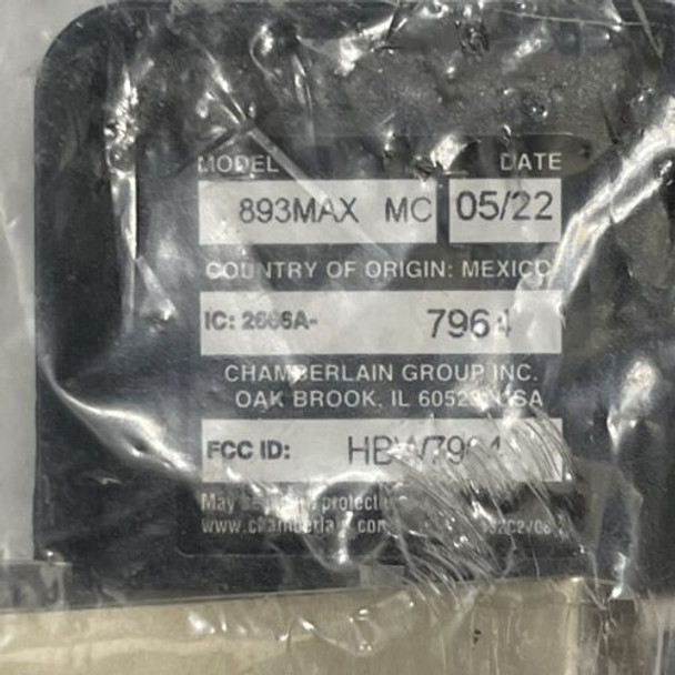 Genuine OEM Chamberlain Liftmaster 893MAX MC 3 Button UNIVERSAL Remote Control (NEW!)