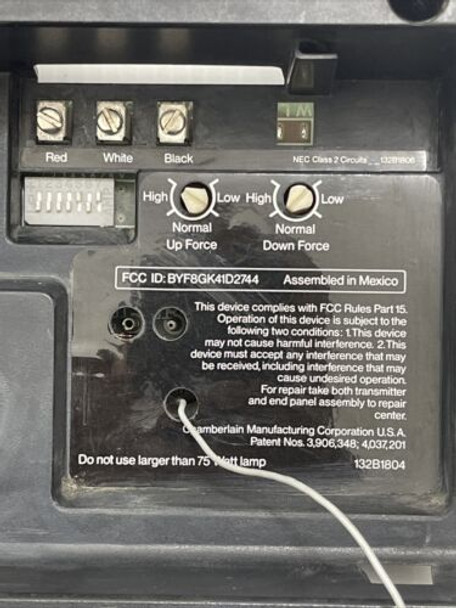 Chamberlain 41D2744 Garage Door Operator Circuit Logic Board - 7 Dip 3 Terminal