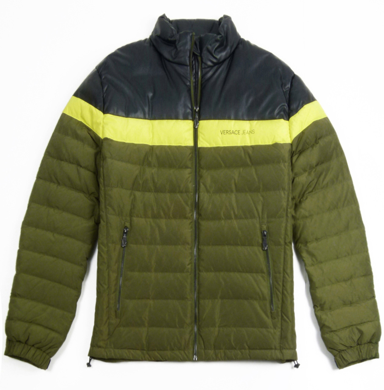 versace mens puffer jacket