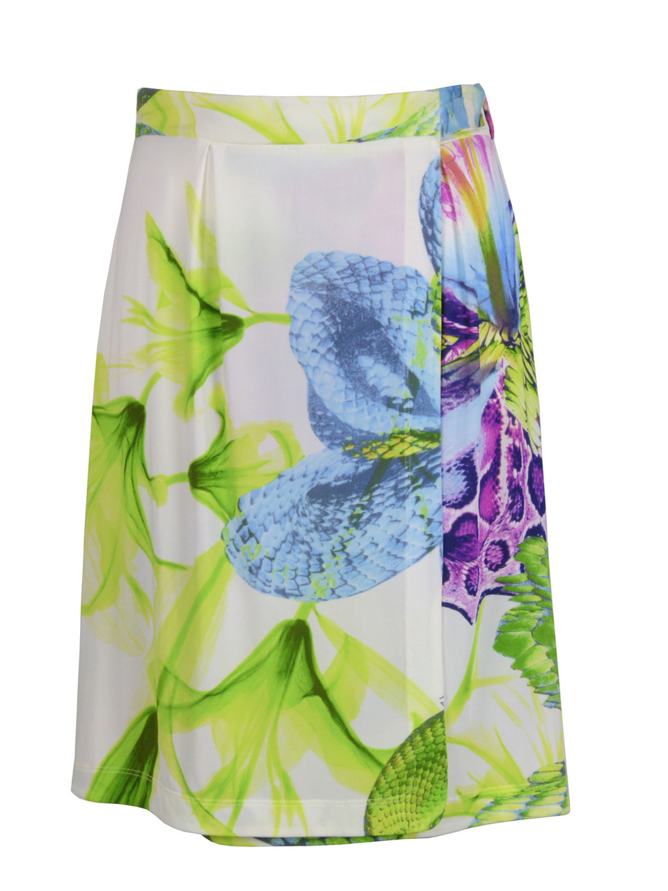 Just Cavalli reptile print skirt 