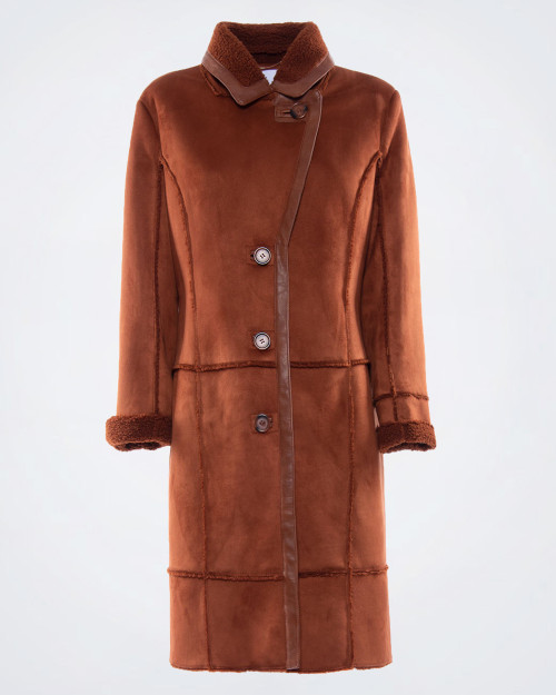 NENETTE Ladies Shearling Style Coat