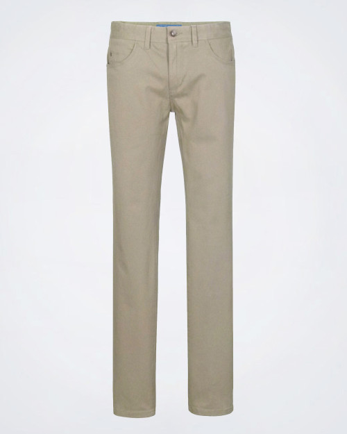 CAMICISSIMA Tan Cotton Twill Chinos