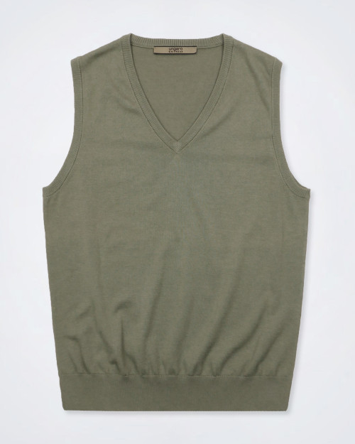 UNGARO Army Green Knitted Vest