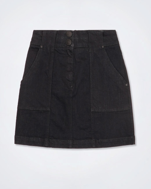 NENETTE Black Denim Mini Skirt