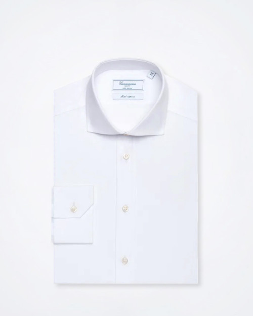 CAMICISSIMA Slim Fit White Cotton Shirt