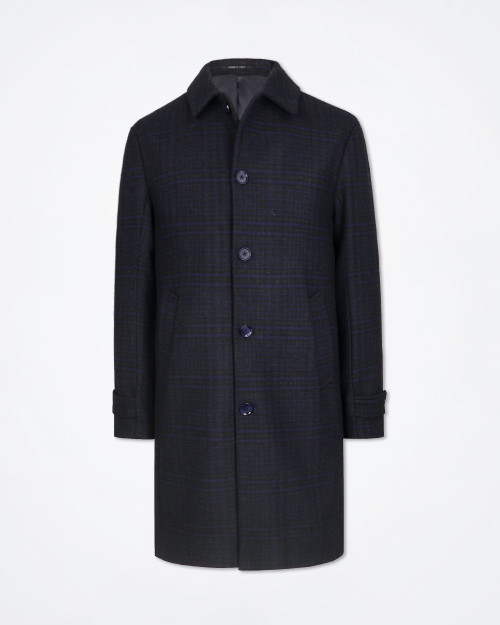 EXIBIT Men's Wool Blend Overcoat