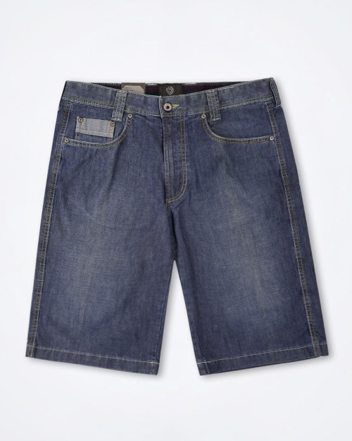 Bugatti men's medium wash denim shorts – straight leg, 5-pocket style, button and zip closure, regular fit, made in Italy Bugatti men's medium wash denim shorts – straight leg, 5-pocket style, button and zip closure, regular fit, made in Italy