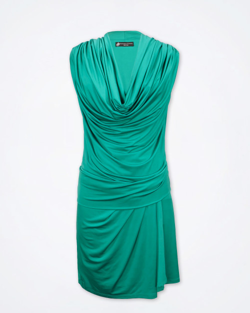 COMPAGNIA ITALIANA Sleeveless Satin Dress