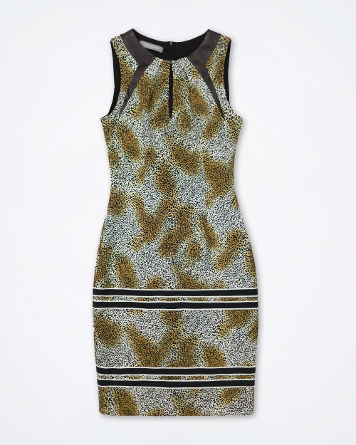 SANDRO FERRONE Sleeveless Printed Dress