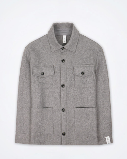Wool-Blend  Men's Grey Overshirt-Jacket
Wool blend jacket/overshirt
Button front closure
Single breasted
Front pockets
Regular fit
Made in Italy Wool-Blend  Men's Grey Overshirt-Jacket
Wool blend jacket/overshirt
Button front closure
Single breasted
Front pockets
Regular fit
Made in Italy