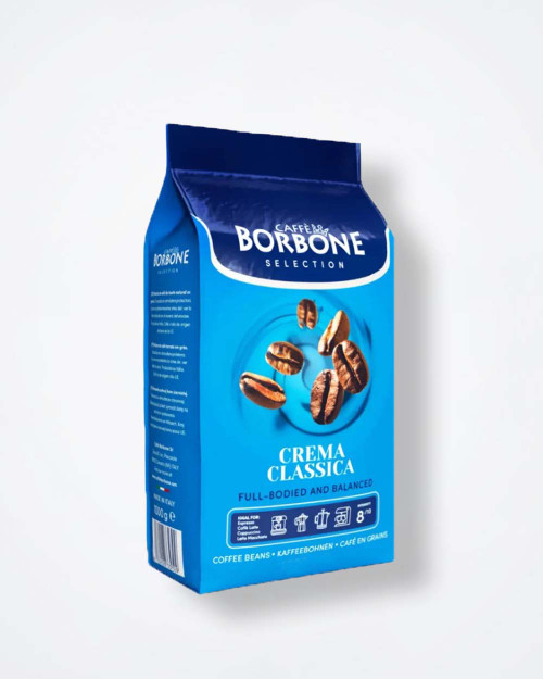 Caffè Borbone Crema Classica whole coffee beans – 500g pack, medium roast, full-bodied and balanced Caffè Borbone Crema Classica whole coffee beans – 500g pack, medium roast, full-bodied and balanced