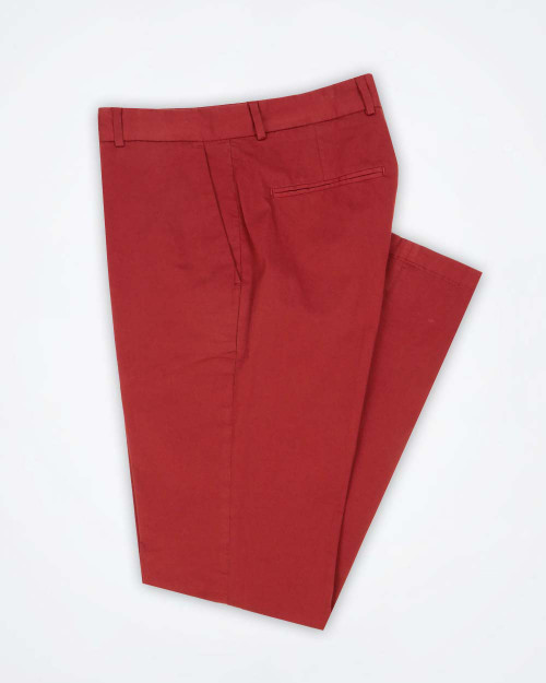 BROOKSFIELD Slim-Fit Cotton Trousers
