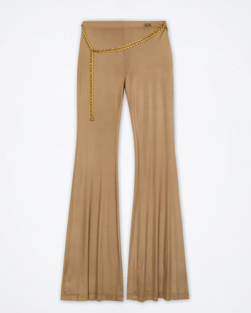COMPAGNIA ITALIANA Gold Flared Trousers