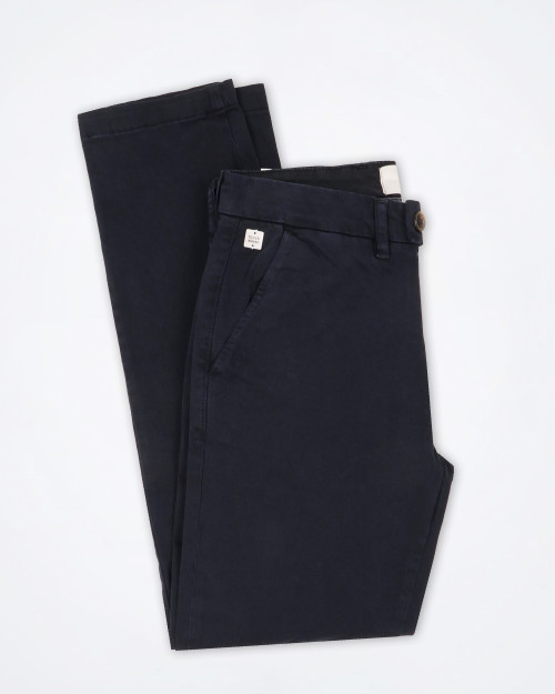 BLOCK 11 Men's Stretch-Cotton Navy Chino