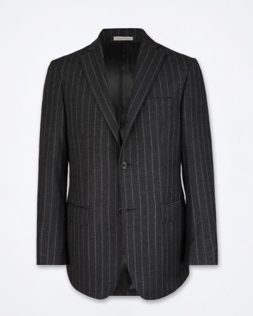 ANGELO NARDELLI Pure Wool Pin-Striped Blazer