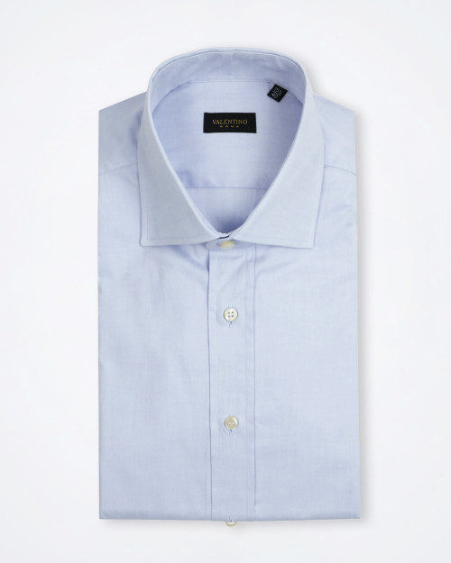 Pale blue Valentino cotton shirt. Pale blue Valentino cotton shirt.