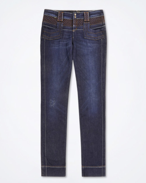 Women's Just Cavalli dark denim jeans. Women's Just Cavalli dark denim jeans.
