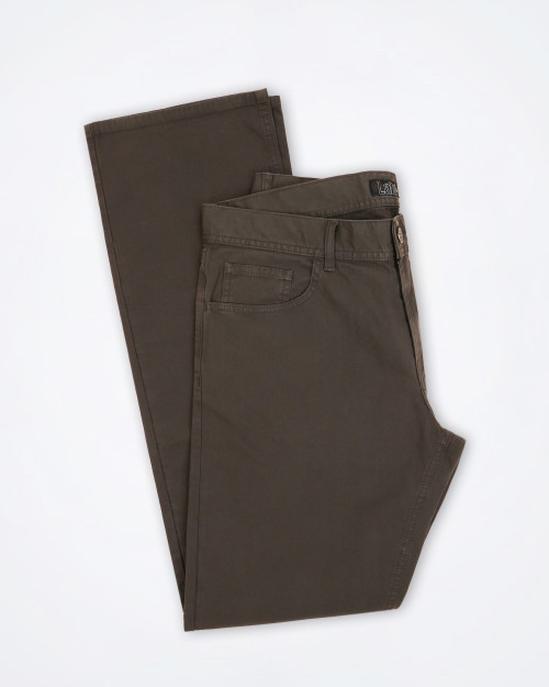 PAL ZILERI Lab Men's Taupe Cotton Chino
