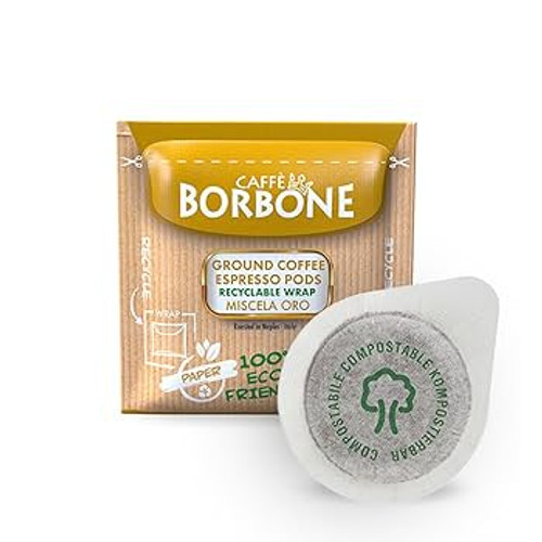 BORBONE COFFEE Gold Blend Paper Pods (50) 100% Arabica BORBONE COFFEE Gold Blend Paper Pods (50) 100% Arabica